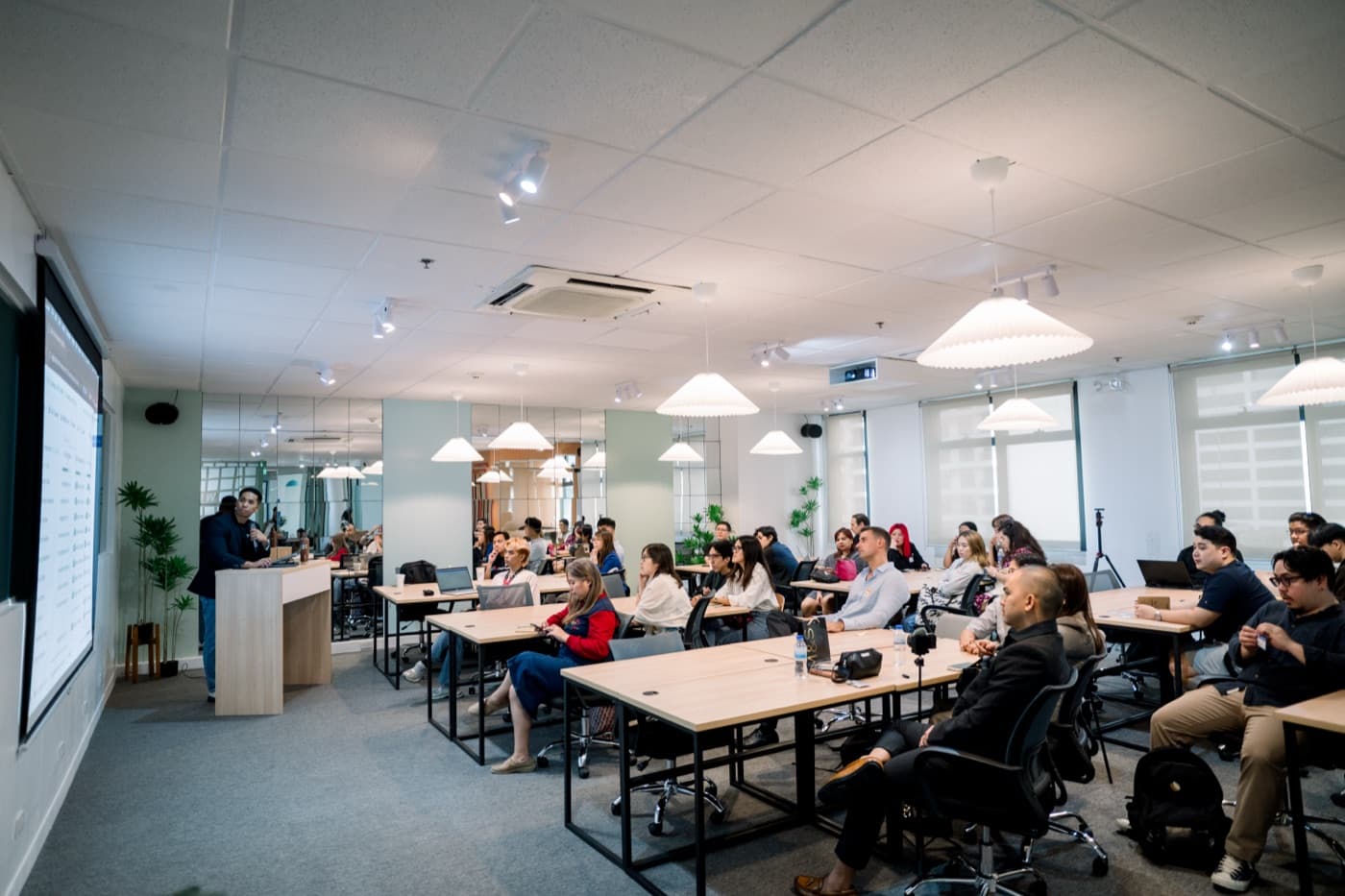 Students building live inside a GTM Engineering Academy session